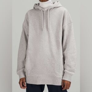 NWOT Lululemon Perfectly Oversized Hoodie Heathered Core Light Grey